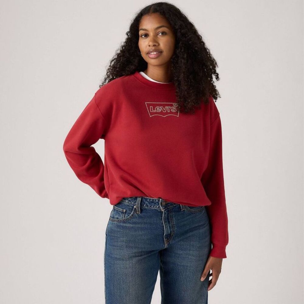 Levi's -  Women's Graphic Everyday Crew Shirt - Rhine Red